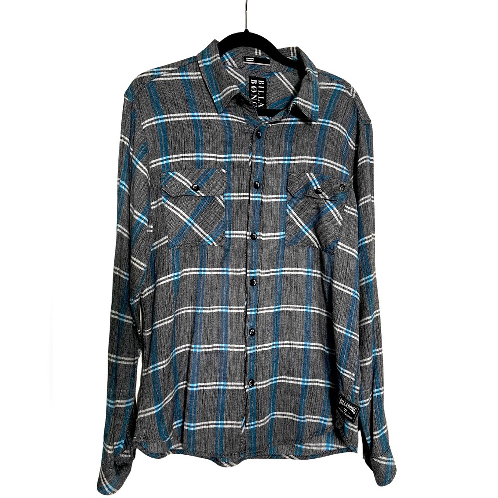 Billabong Long Sleeve Button Up Men’s Sz Large